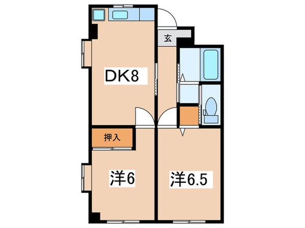 プラーズ市ヶ尾の物件間取画像